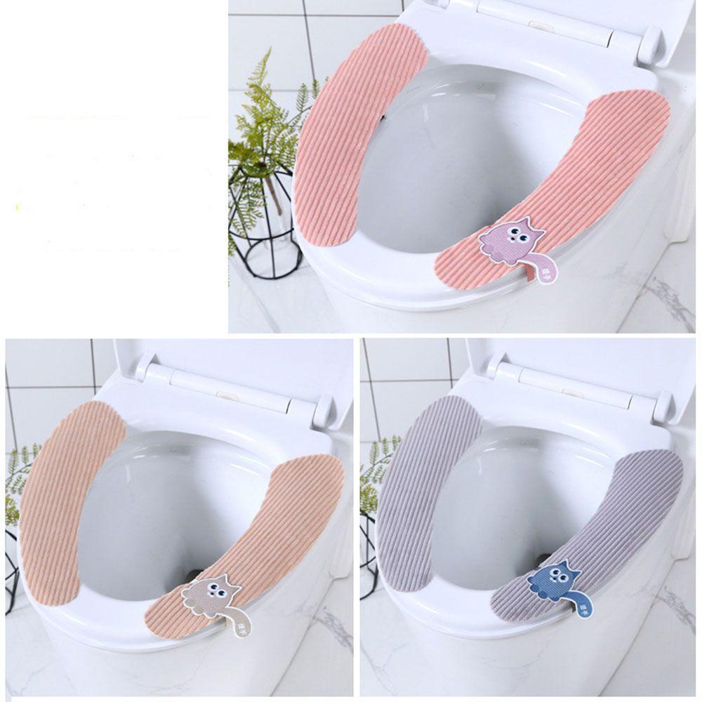 Tấm Lót Bồn Cầu Dày Dặn Họa Tiết Hoạt Hình Xinh Xắn