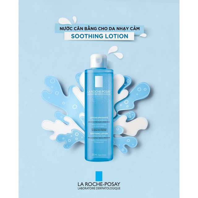 Nước cân bằng giàu khoáng cho da nhạy cảm Toner La Roche-Posay Soothing Lotion Sensitive Skin 200ml