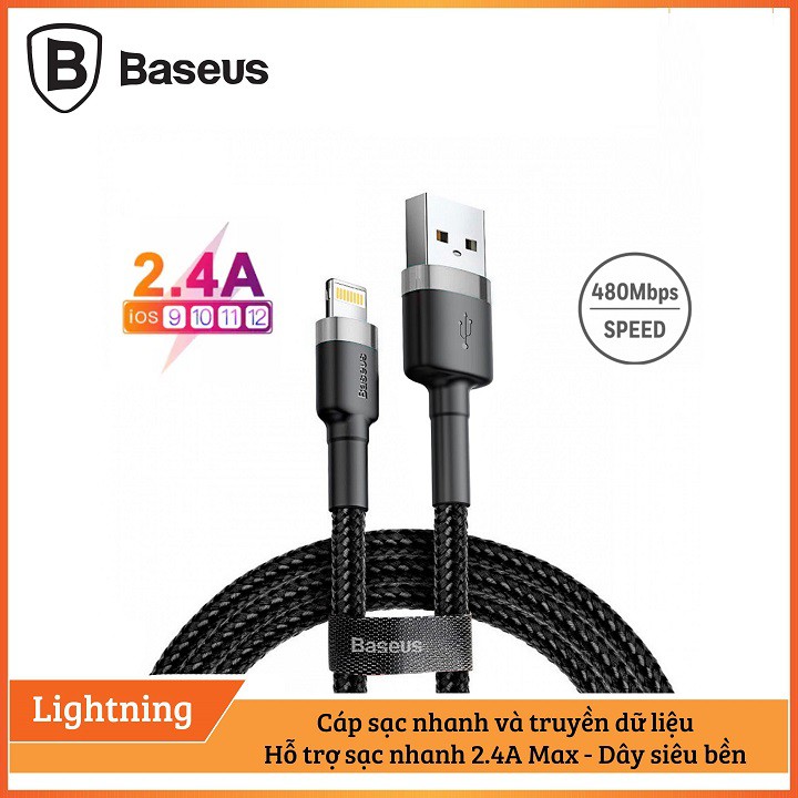 DÂY CÁP SẠC BASEUS KEVLAR CHỐNG GÃY[NEW 100%]