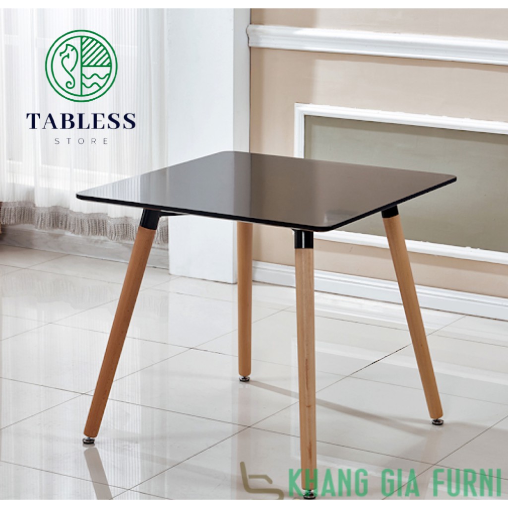 BÀN Làm Việc EAMES CHÂN RỜI Chân GỖ SỒI Chất Liệu MDF CAO CẤP Dành Cho Phòng Khách,Làm Việc,Phòng Ăn,Quán Cafe,Trà