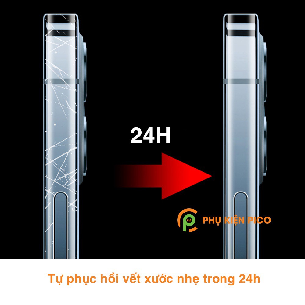 Dán viền Iphone 13 Pro Max / 14 Pro Max / 15 Plus / Iphone 12 Pro / Iphone 11 Pro dẻo trong suốt PPF phục hồi vết xước