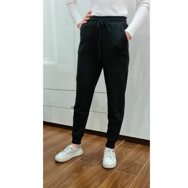 Quần Jogger Len Tăm Unisex Chun Ống Bó Thun KSS225