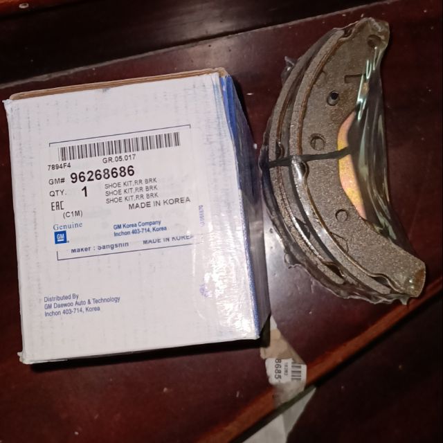 Guốc phanh sau daewoo matiz 3
