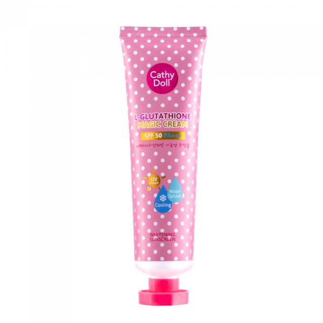 Kem chống nắng dưỡng trắng da Cathy Doll L- Glutathione Magic Cream SPF50 PA+++ 60ml