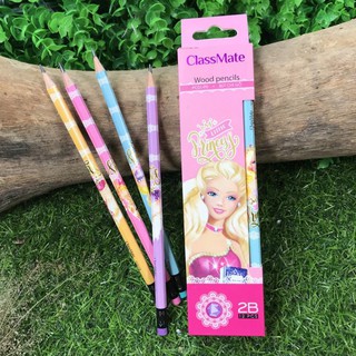 Bút chì gỗ Elsa Class Mate 2B PC01-PR (Hộp 12 bút)