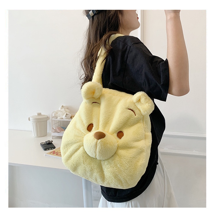 Túi Đeo Chéo Đựng Điện Thoại Hình Gấu Bông Đáng Yêu Cho Nữ