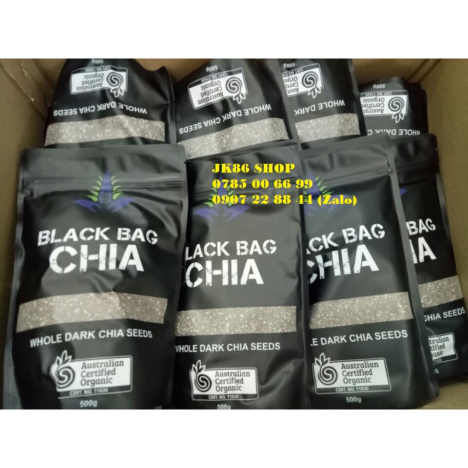 Hạt chia đen Úc black bag