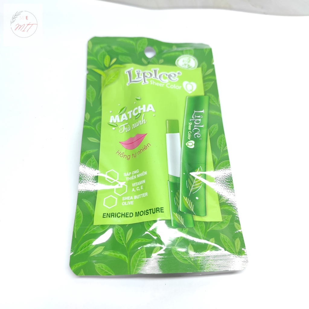 Son Dưỡng Có Màu 2.4G Lipice Matcha Hồng Tự Nhiên