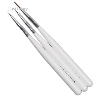 1 bộ 3 cọ vẽ móng tay mới