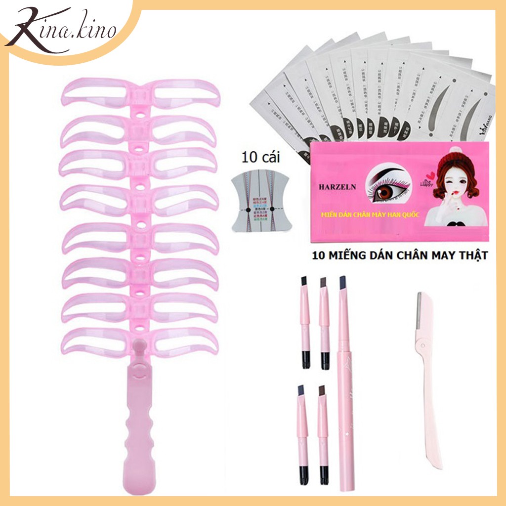 Combo 4 món vẽ lông mày cao cấp - dáng mày mới nhất 2020 - dùng được cho cả người mới học vẽ -KinaKino | BigBuy360 - bigbuy360.vn