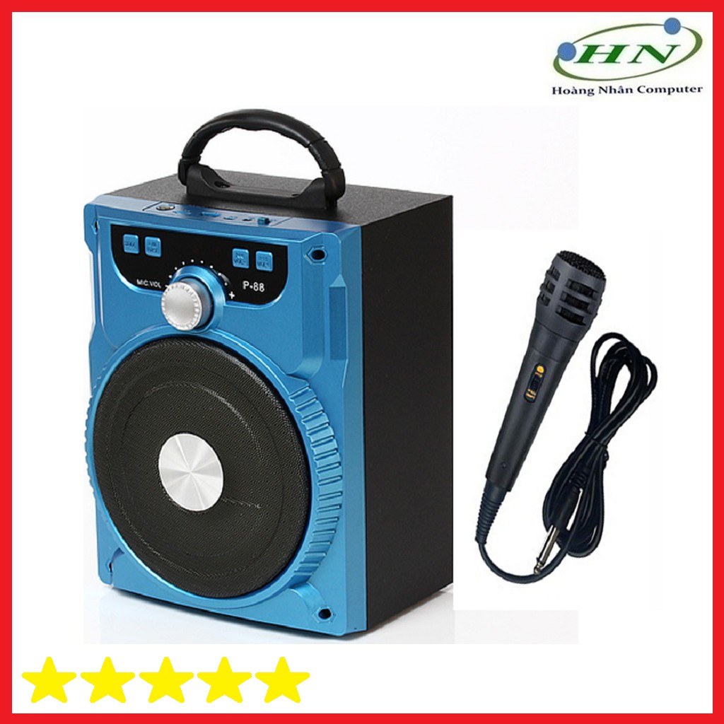 [Mã SKAMSALE03 giảm 10% đơn 200k] [TẶNG MIC KARAOKE] LOA BLUETOOTH KARAOKE P88,P89