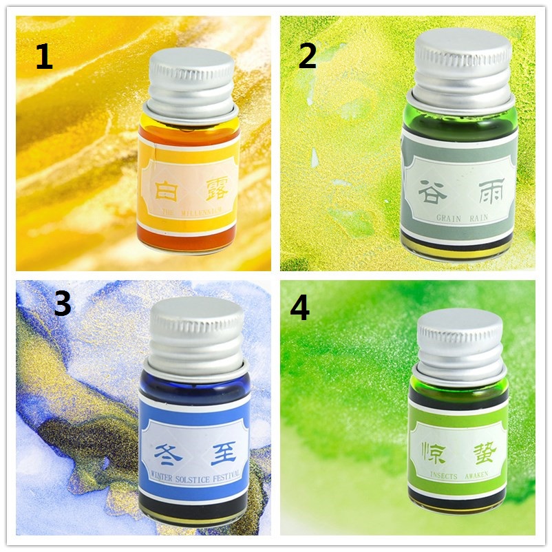 Lọ mực màu viết thư pháp dung tích 5ml tiện dụng