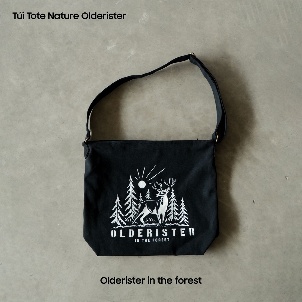 Túi đeo chéo Canvas Nature - Olderister