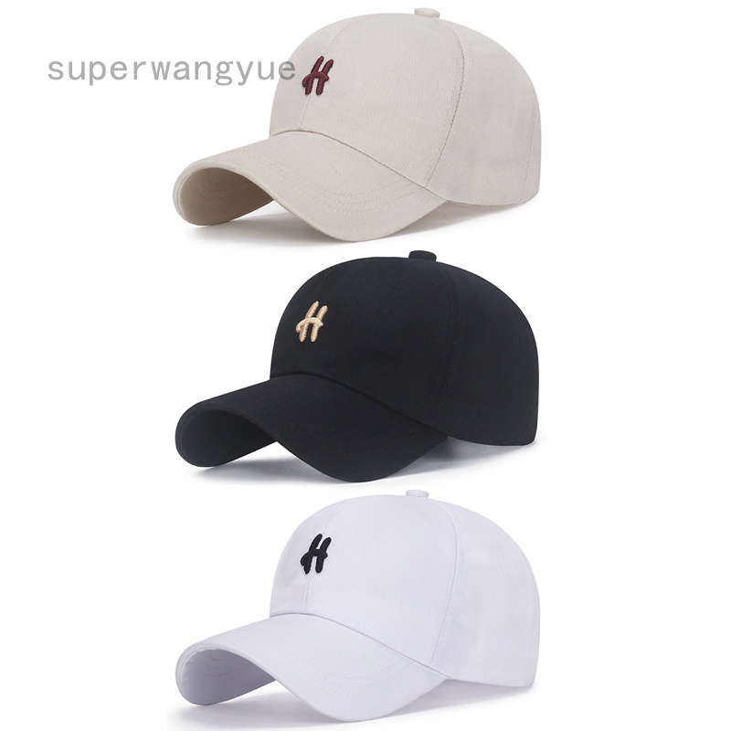 Mũ Lưỡi Trai Thêu Chữ H Phong Cách Hip Hop Thời Trang Cho Nữ