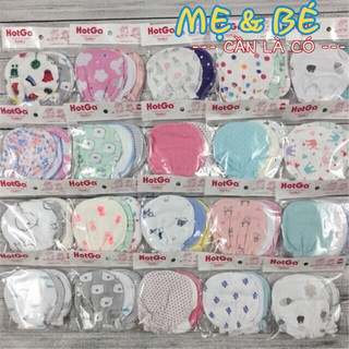 SET 3 ĐÔI BAO TAY CHO BÉ SƠ SINH - 5 THÁNG HOTGA (cotton mềm chun co dãn)
