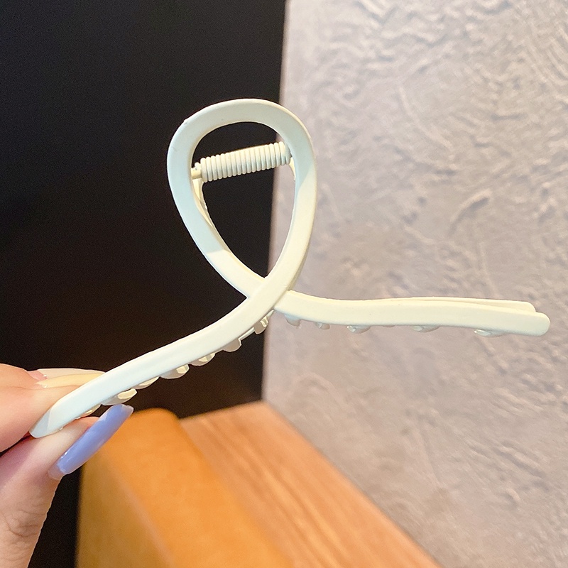 Kẹp tóc bằng hợp kim màu trơn phong cách Hàn Quốc thời trang cho nữ