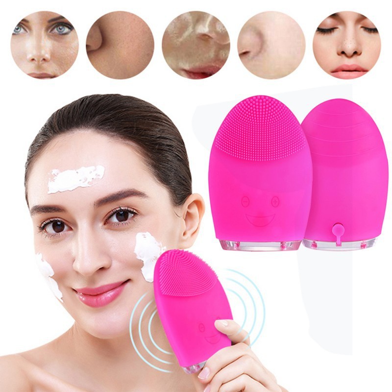 Máy rửa mặt mini làm sạch sâu bằng silicone | BigBuy360 - bigbuy360.vn