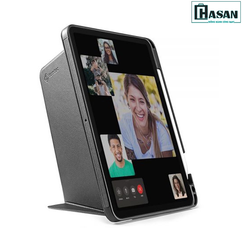 Bao da iPad 10.9 inch (iPad AIR 4) chính hãng TOMTOC (USA) từ tính đa góc SMART-TRI-B02-005 hỗ trợ sạc không dây APPLEP
