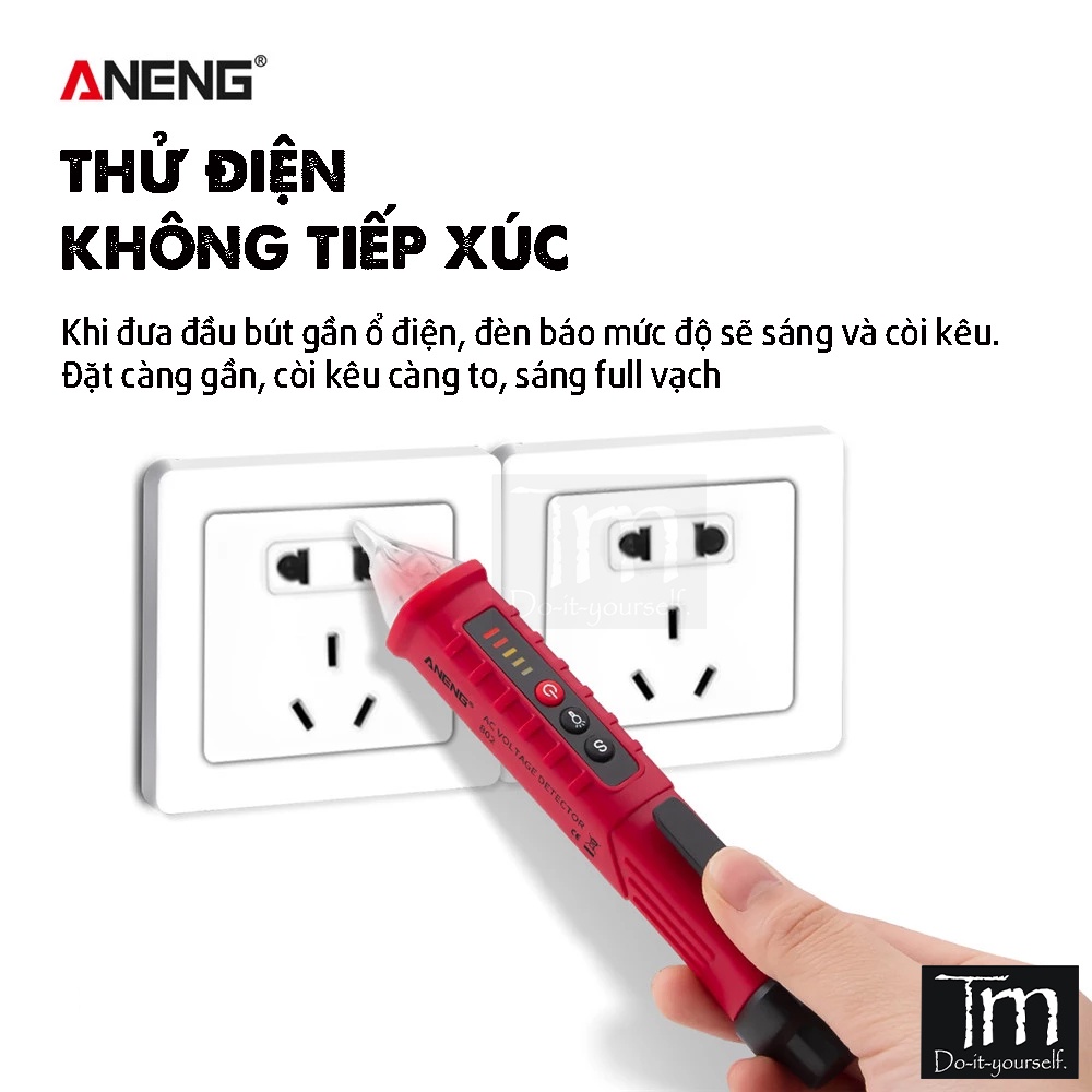 Bút Thử Điện Không Tiếp Xúc NVC ANENG VD802