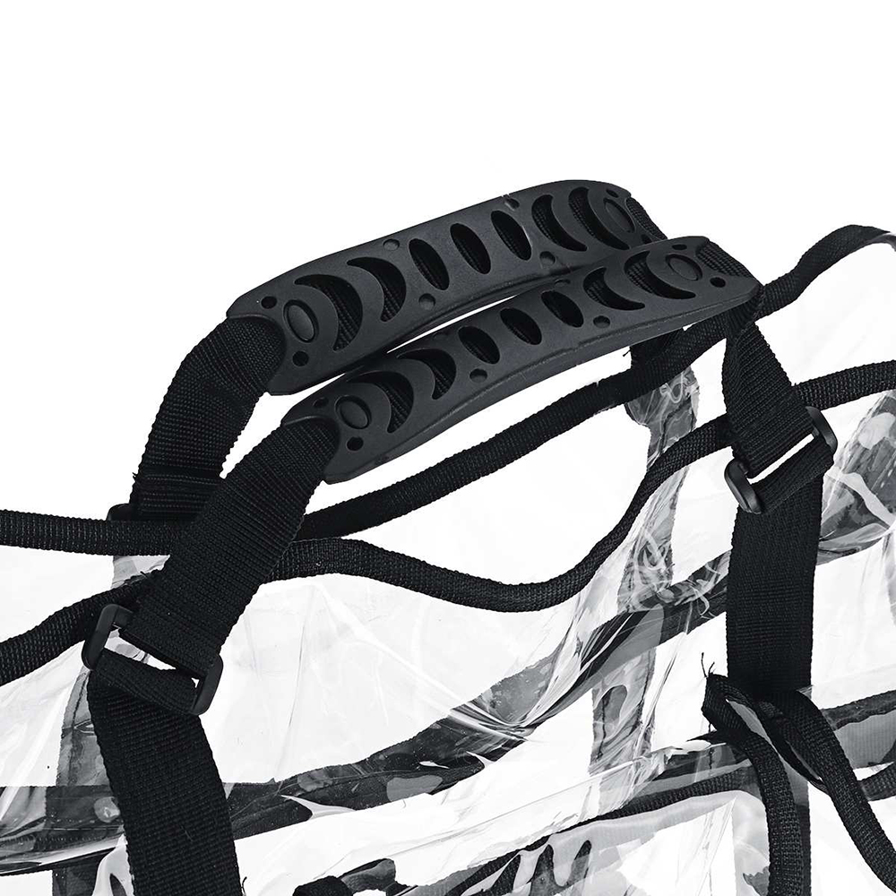 [Hàng mới về] Túi xách tay bằng nhựa pvc chống nước thời trang dành cho nữ chứa dụng cụ trang điểm/ mỹ phẩm