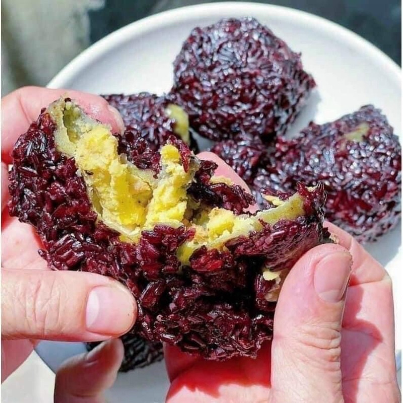 [HỎA TỐC SG] Xôi khúc gạo lứt nhân nấm chay healthy - 6 bánh