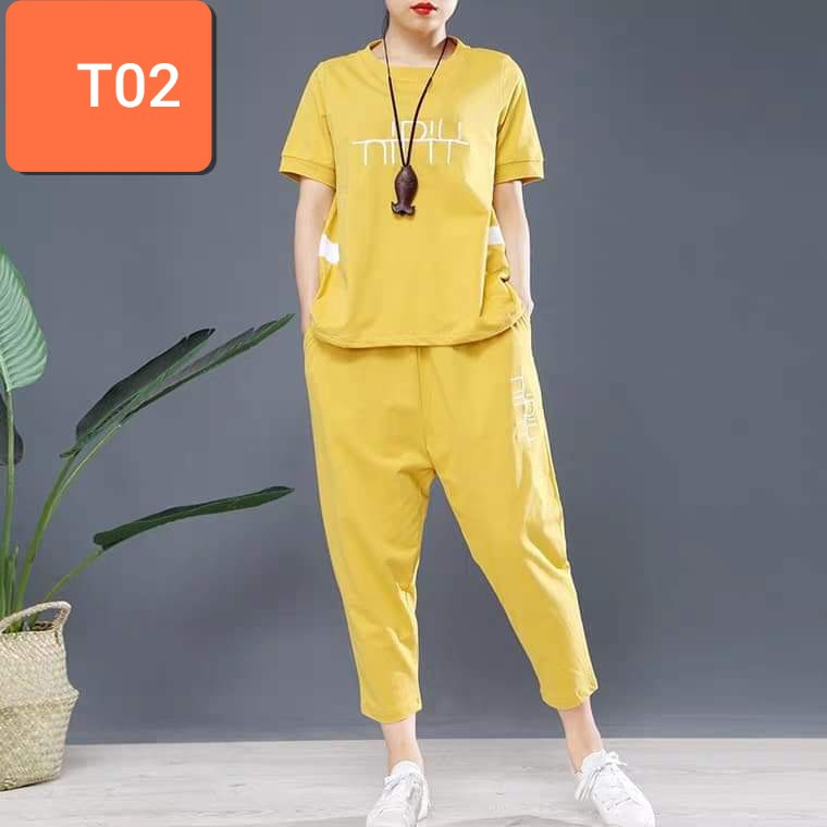 Bộ quần áo lửng mặc nhà bigsize 45-82kg