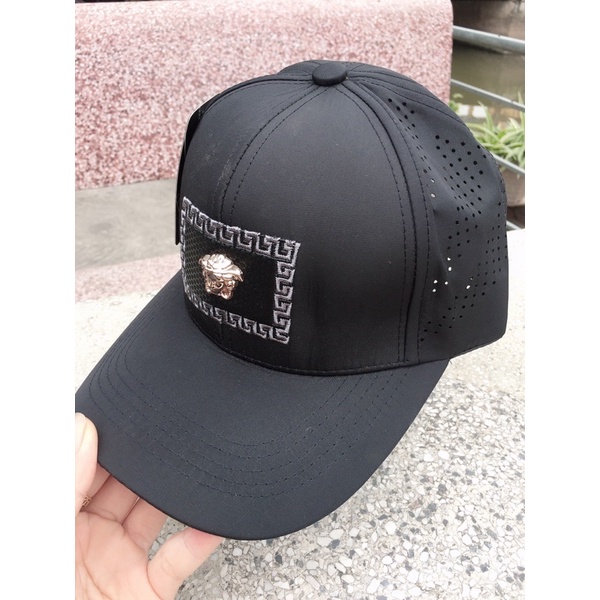 Mũ lưỡi trai dù lỗ in logo cao cấp