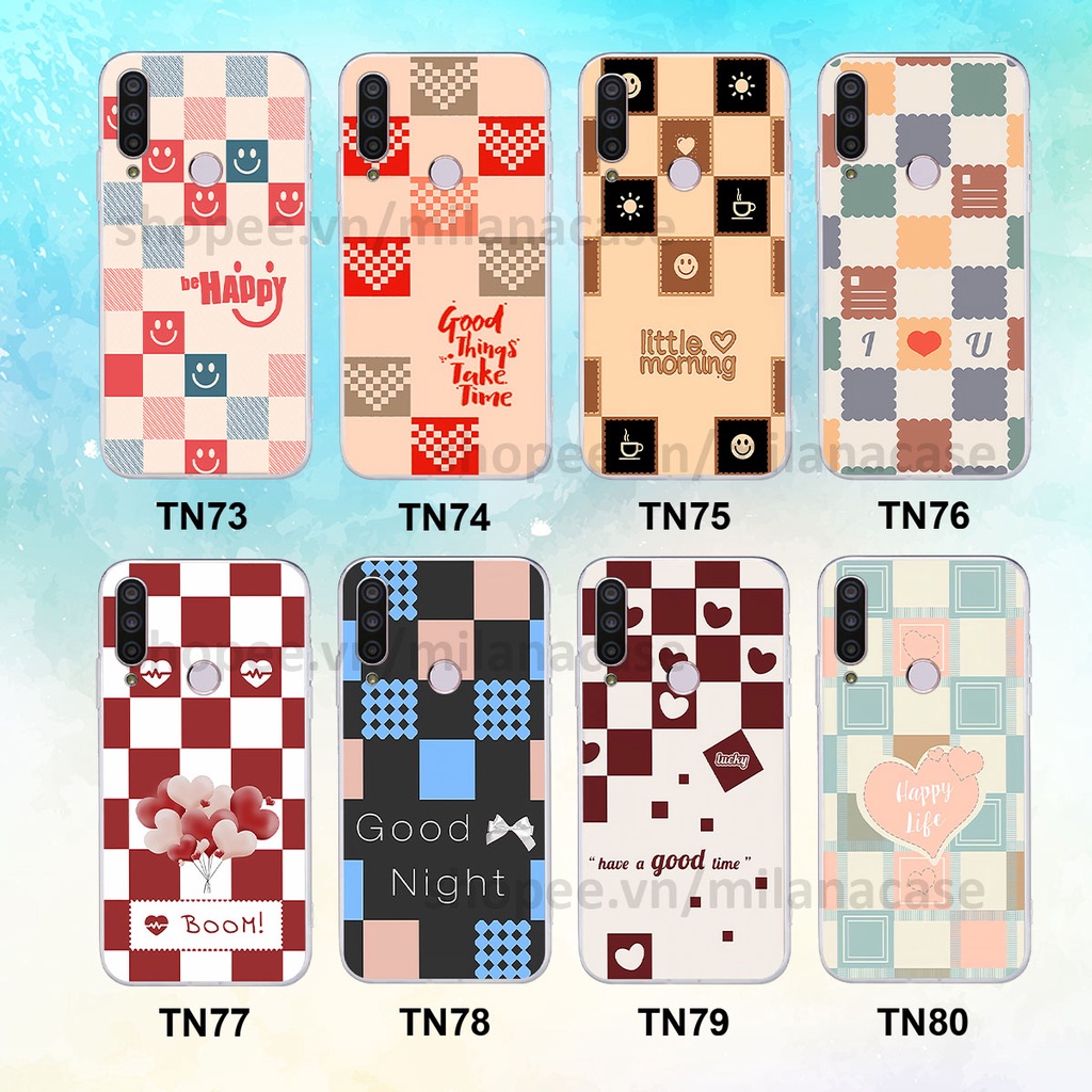 Ốp Vsmart Joy 3 / Joy3 caro họa tiết nhiều màu sắc siêu đẹp thời trang cá tính
