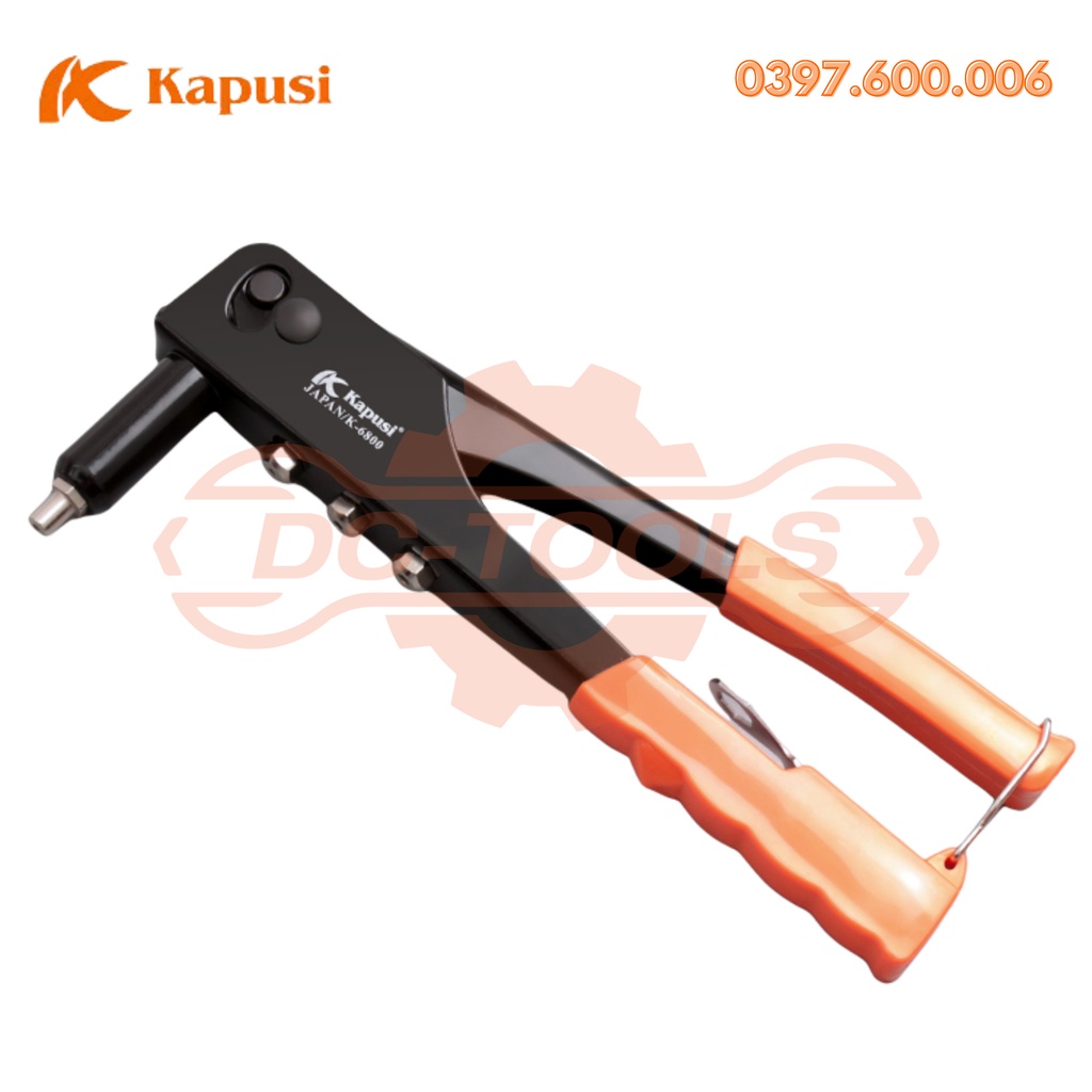 KÌM KỀM RÚT ĐINH 9,5 240mm KAPUSI K-6800 CHÍNH HÃNG DC TOOLS