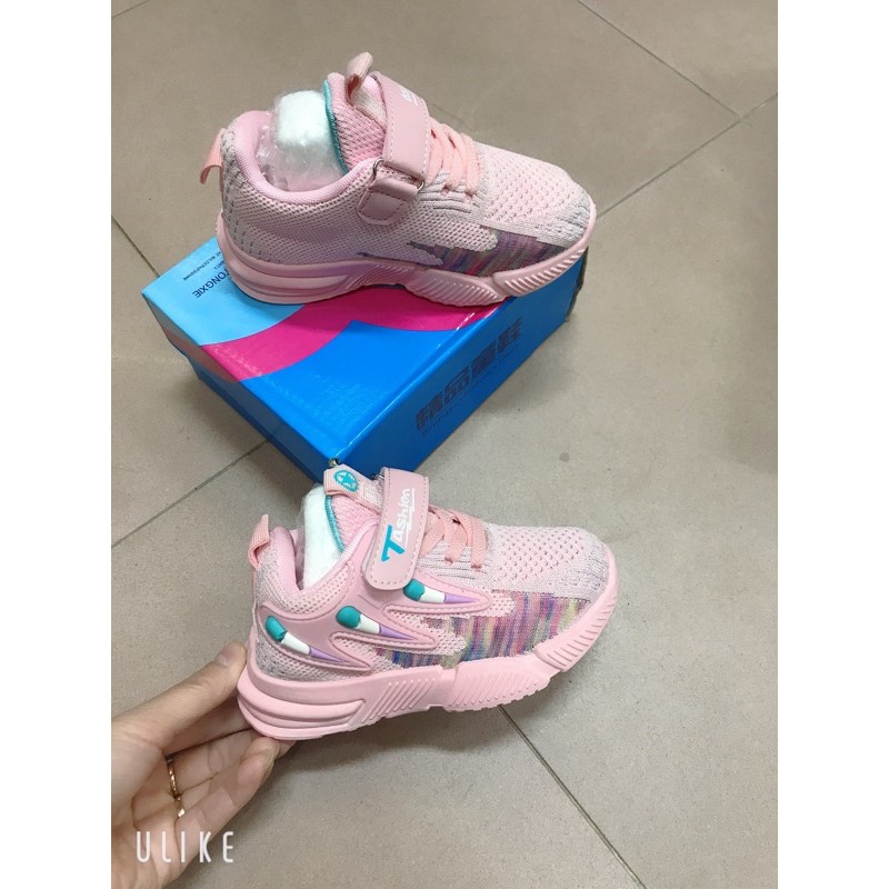 giày thể thao Hồng bé gái