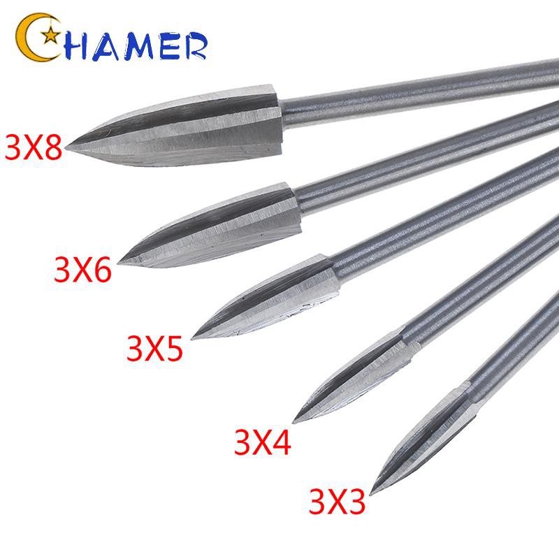 Mũi Điêu Khắc Gỗ 3mm 3-8mm Màu Trắng