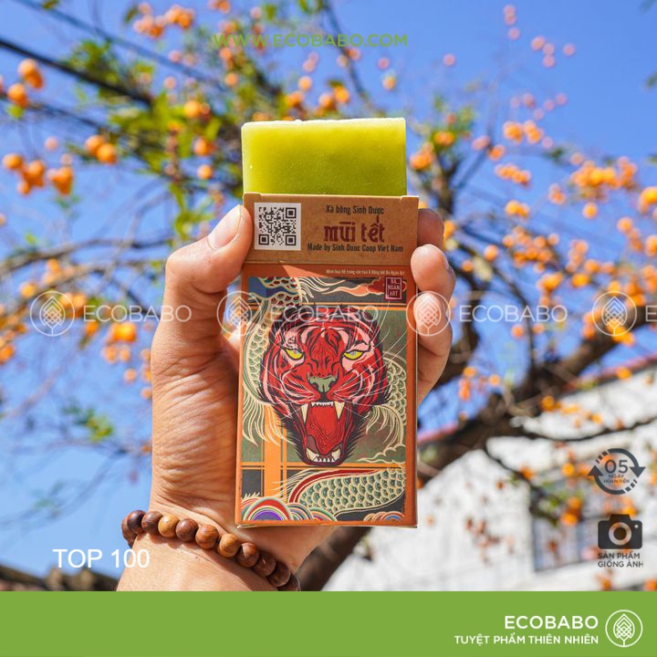 Xà bông  hương Mùi già Sinh Dược -Size 120Gram- Ecobabo