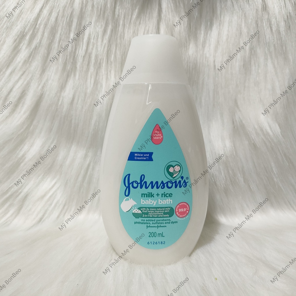 Sữa tắm- Dầu gội Johnson’s Baby 200ml (hàng cty)