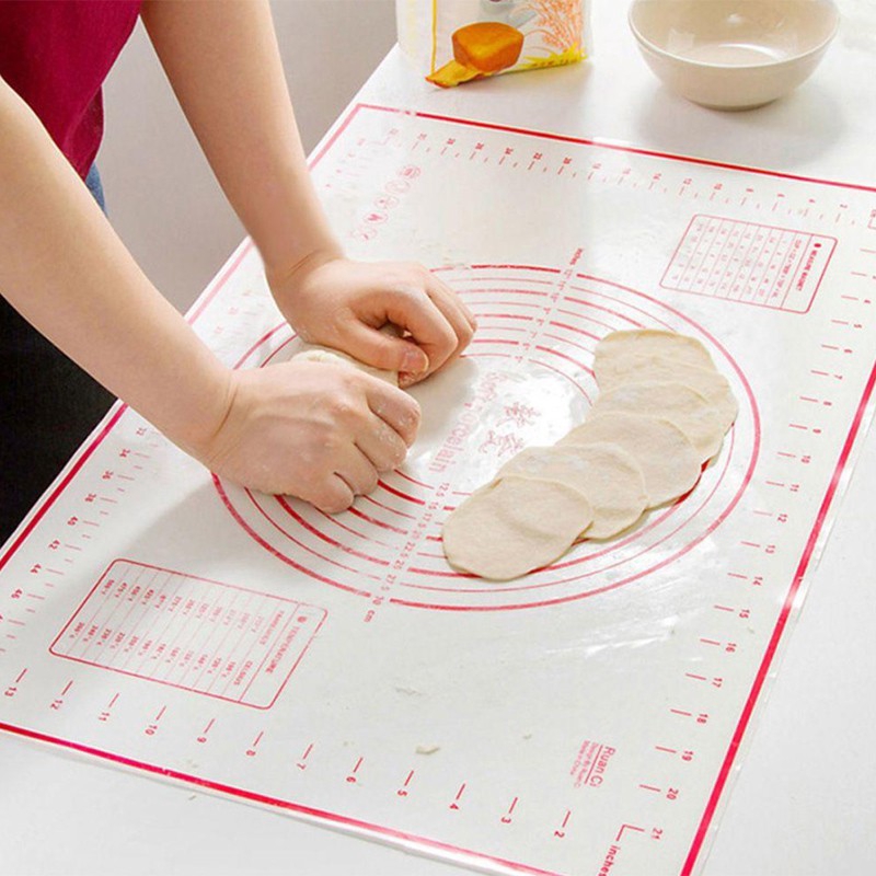 Tấm Lót Nhào Bột Bằng Silicon Cao Cấp 50x40cm