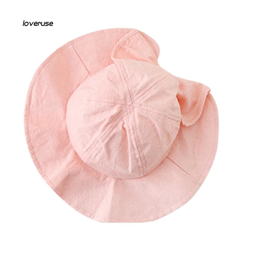 Mũ tai bèo phối nơ dễ thương cho bé gái