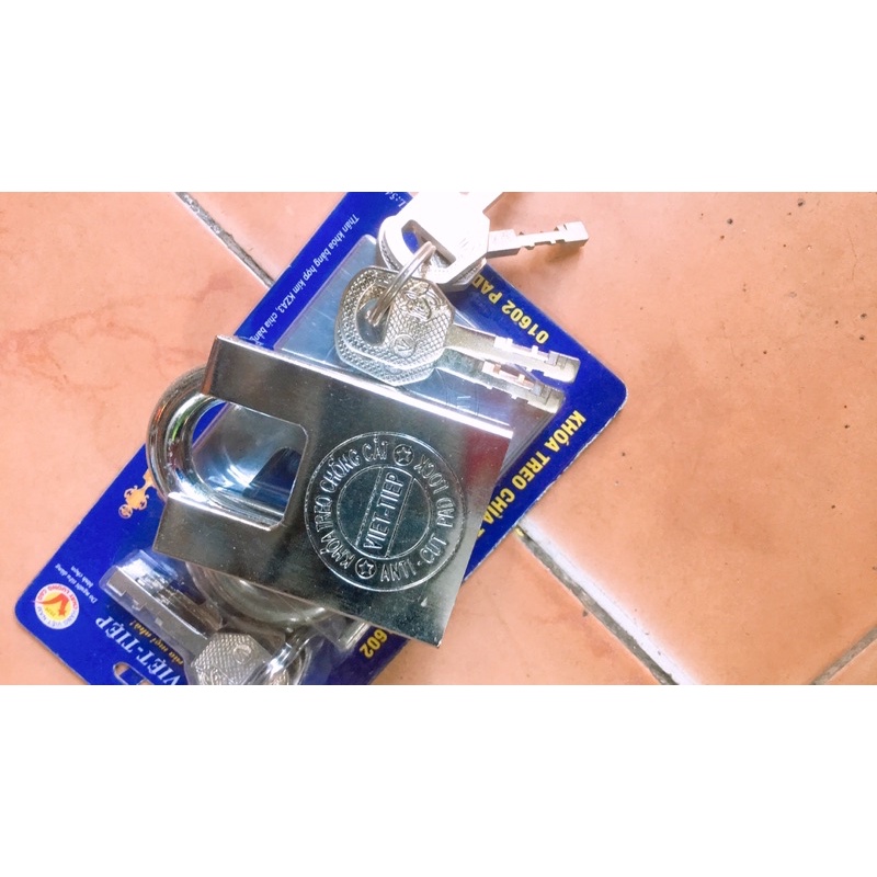 Khoá chống cắt inox Việt Tiệp chính hãng
