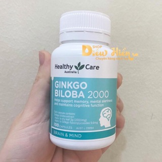 Bổ não ginkgo biloba 2000 healthy care