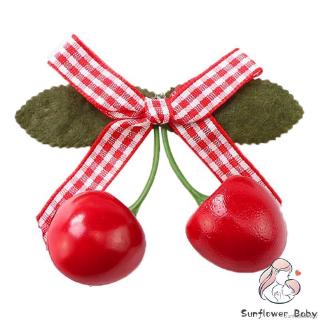 Kẹp Tóc Hình Quả Cherry Dễ Thương Cho Bé Gái
