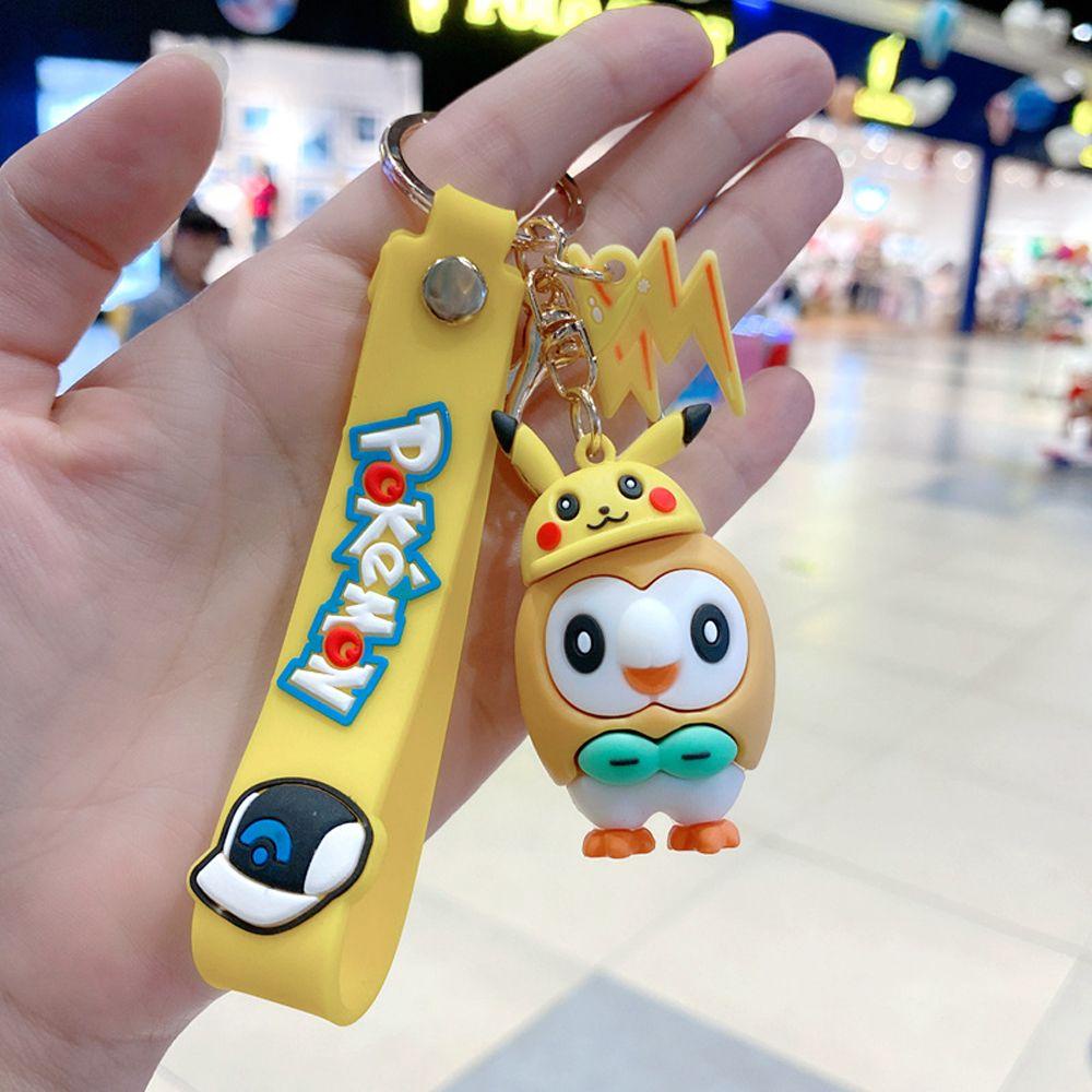 Móc Khóa Gắn Mô Hình Nhân Vật Pokemon Dễ Thương