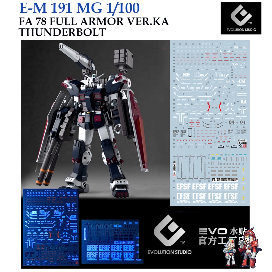 ❈ ้ ❈ [MONSTER] MG191 FA-78 FULL ARMOR VER.KA THUNDERBOLT MG 1 / 100 NƯỚC HOA E-M191 EM191 EM191 EM 