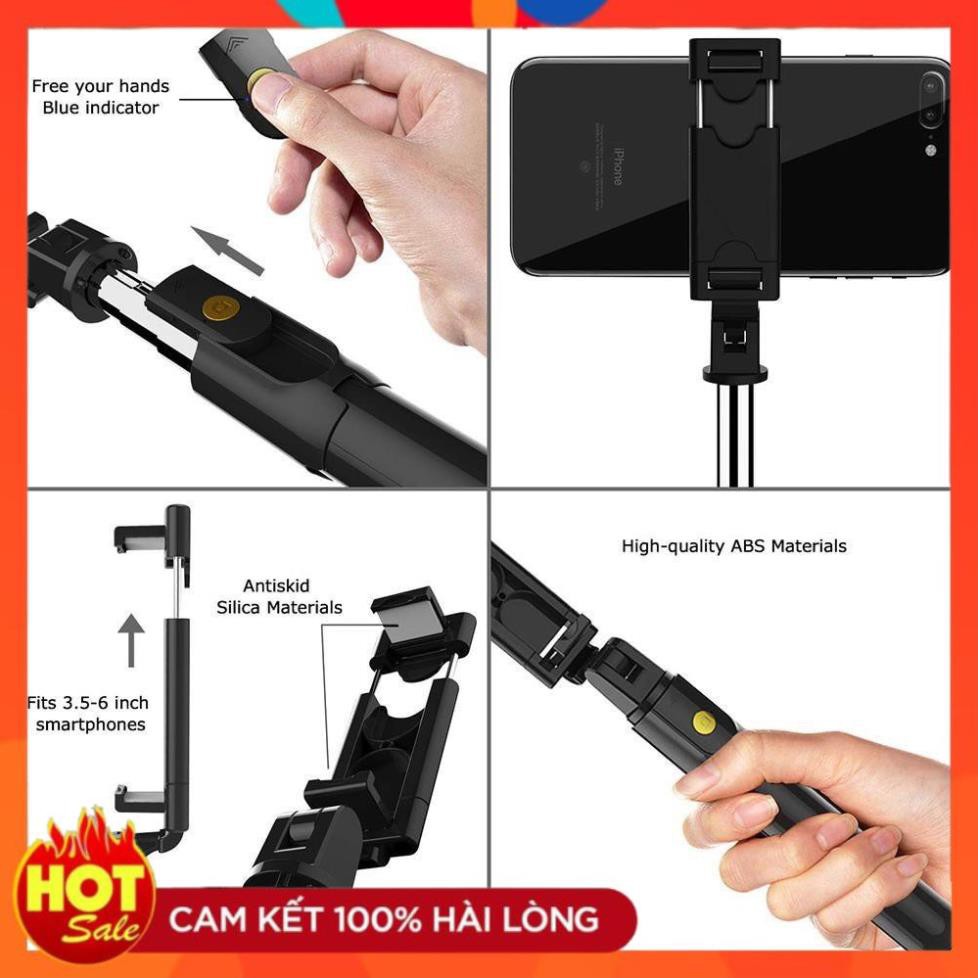 Xả -  Gậy Chụp Ảnh 3 Chân Bluetooth Tripod K07, có remote điều khiển từ xa | BigBuy360 - bigbuy360.vn