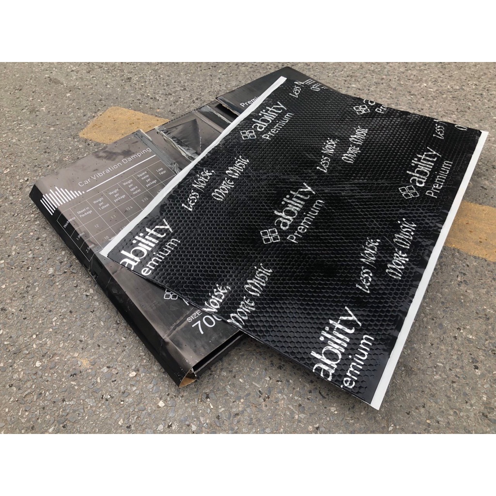 Chống ồn, cách âm 2 lớp Ability cho ô tô kích thước 50 x70 cm, không mùi