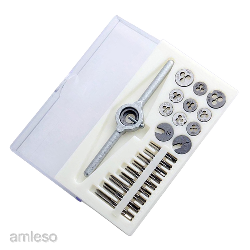 Bộ 31 phụ kiện mũi taro kèm khuôn giữ M1-M2.5 và tay cầm