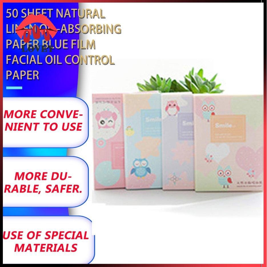 Set 50 tờ giấy thấm dầu kiểm soát nhờn trên da mặt | BigBuy360 - bigbuy360.vn
