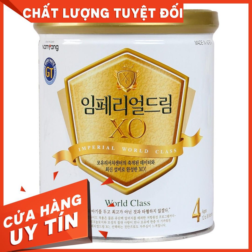 Sữa XO Imperial Dream 400g & 800g số 1,2,3,4. Chống táo bón vượt trội. Nhập khẩu Hàn Quốc