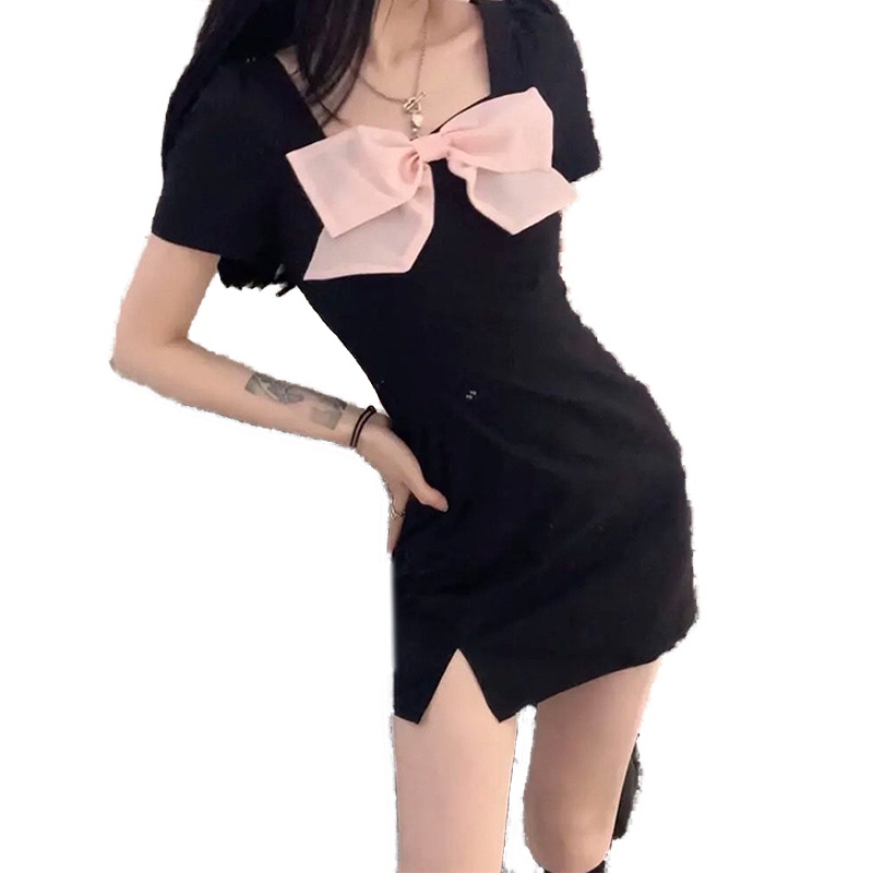 Đầm Ngắn Thời Trang Mùa Hè Hàn Quốc Quyến Rũ Cho Nữ