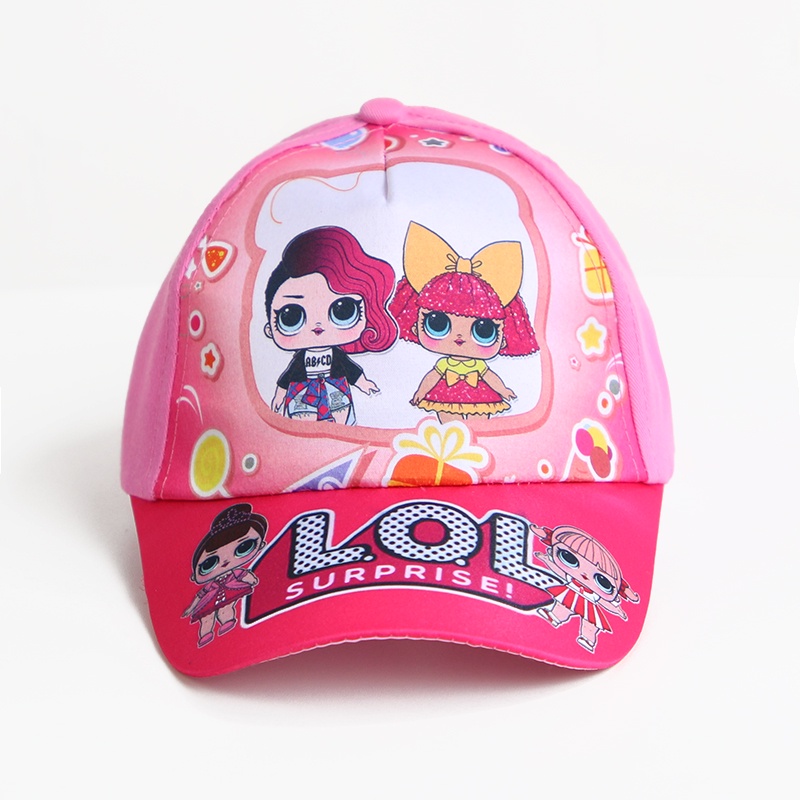 Mũ Lưỡi Trai In Họa Tiết Hoạt Hình Dễ Thương Cho Bé Gái 3-8 Tuổi