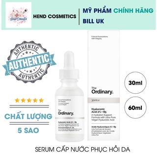 The Ordinary Hyaluronic Acid 2 % + B5 - Tinh chất cấp nước, phục hồi da (Bill Anh)