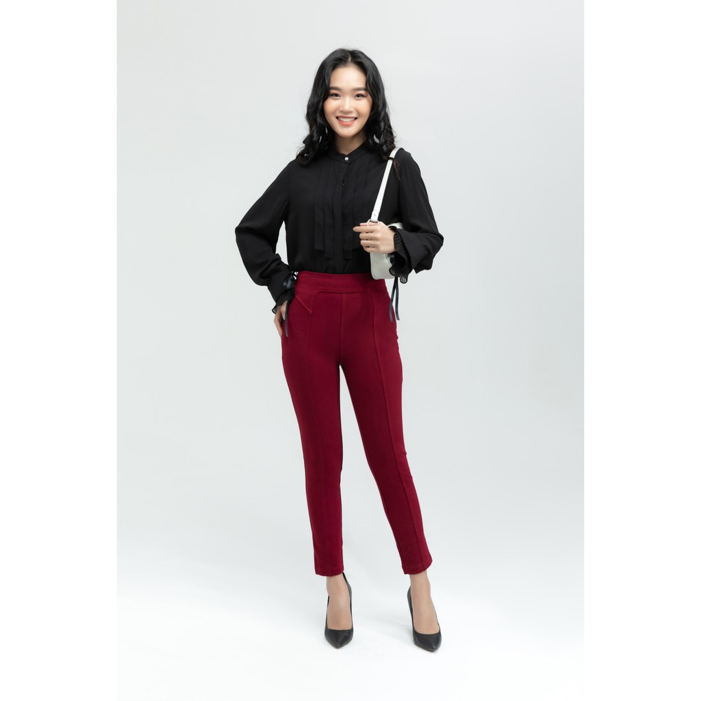 Quần dài Tregging nữ khóa kéo bên hông IVY moda MS 22C5663