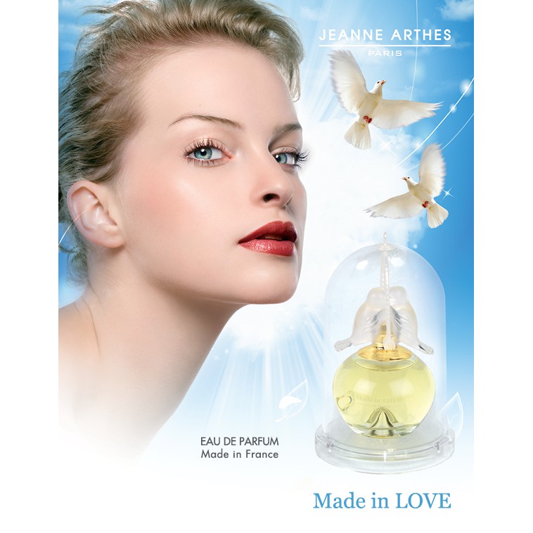 Nước hoa Pháp EDP Jeanne Arthes - MADE IN LOVE 100ml - Mùi hương hoa